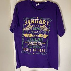 January 1974 Limited Edition Living Legend Purple